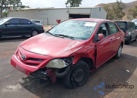 2011 Toyota Corolla Le from USA, damaged, VIN 2T1BU4EE3BC568311